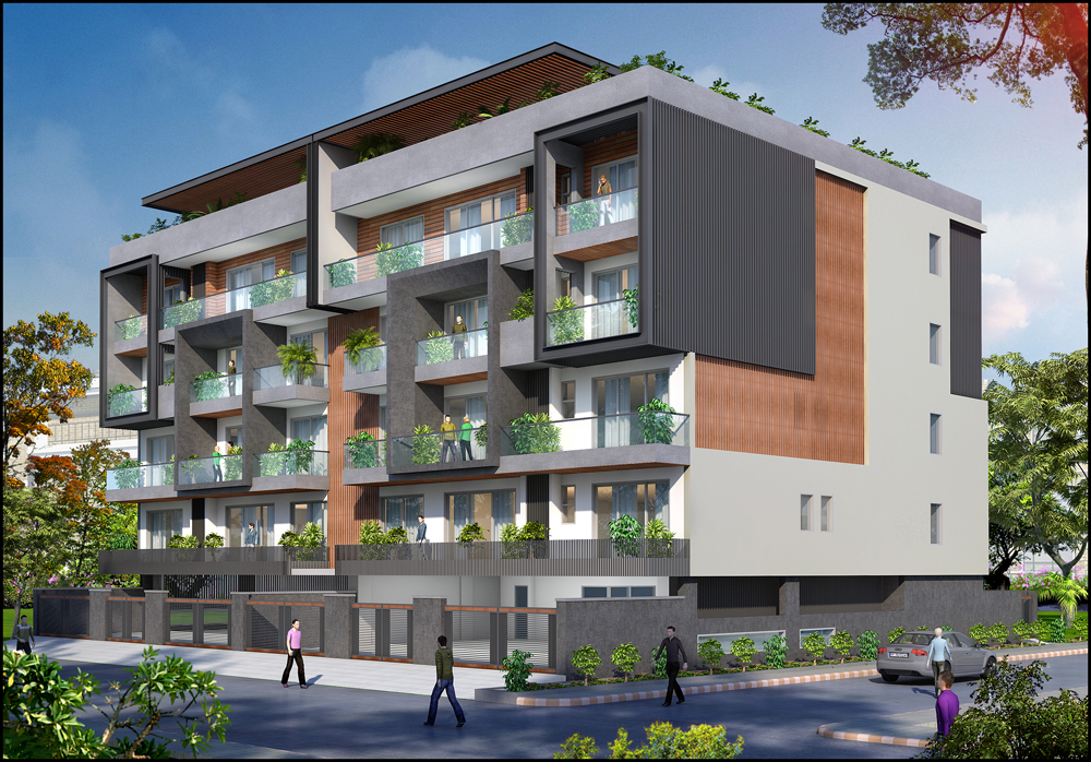 Modern residential home