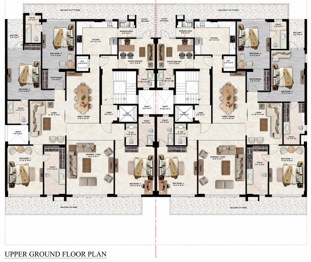 C140 Residence, Shushant Lok detail 8