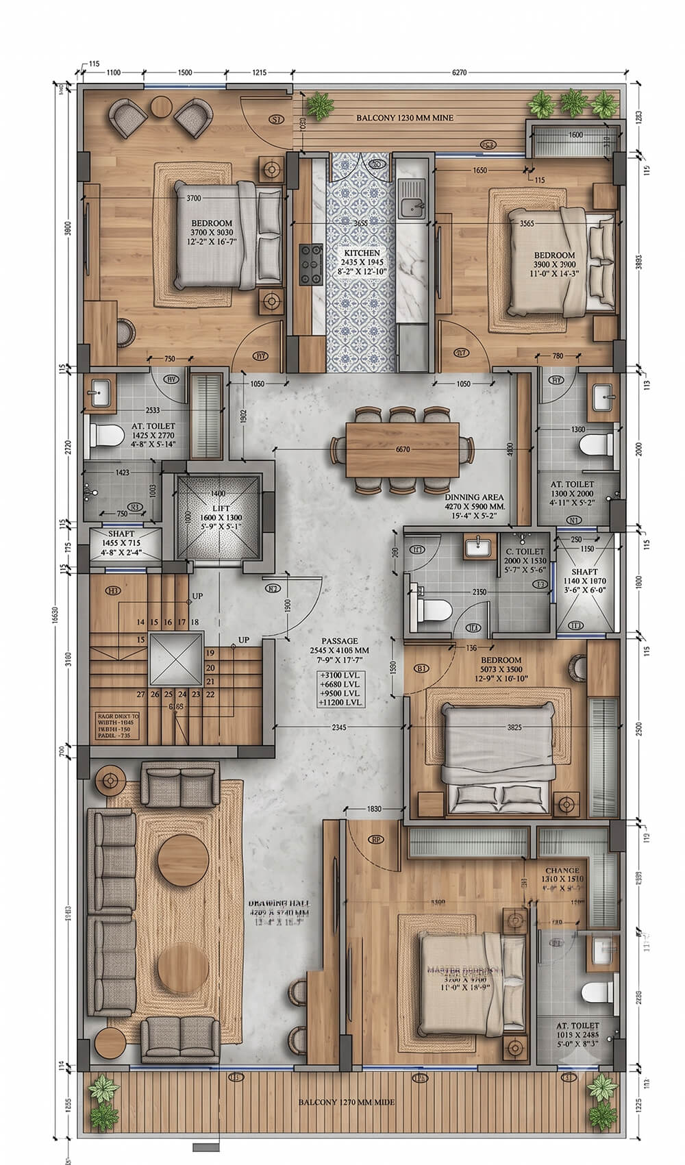 Contemporary Residence, Gurgaon detail 2