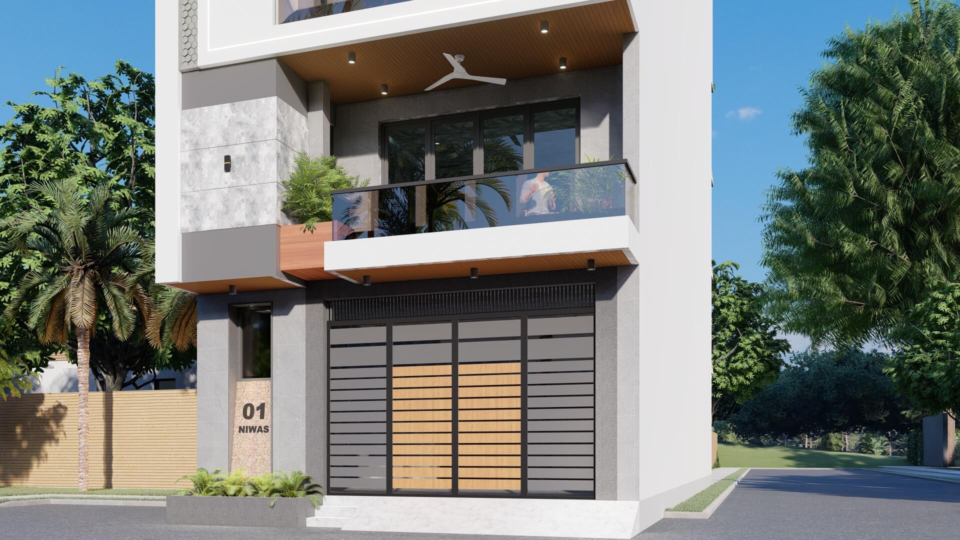 Residence at Najafgarh detail 3